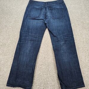 Banana Republic Womens Premium Denim Boyfriend Jeans Dark Wash 29 Stretch Cotton